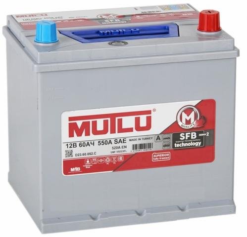 Mutlu SFB 60Ah прямая