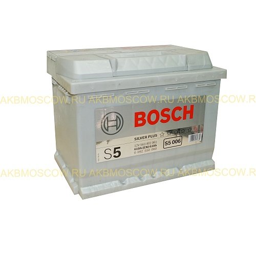BOSCH S4 62Ah обратная