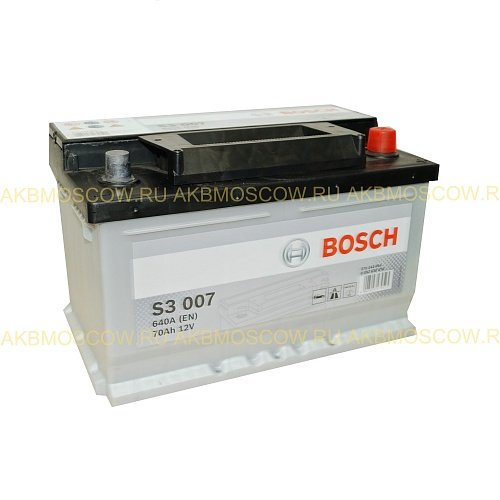 BOSCH S3 70Ah прямая