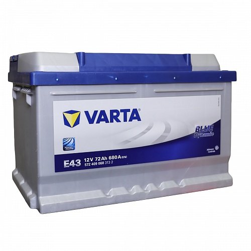 VARTA Blue Dynamic 72Ah прямая