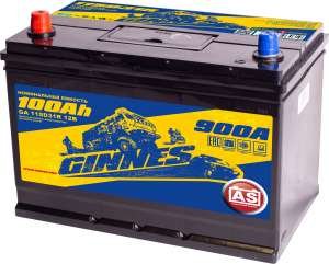 АККУМУЛЯТОР GINNES asia 115D31R 6СТ-100 Ач (A/h) ПРЯМ.