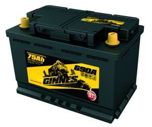 Аккумулятор GINNES st_75 Ач (A/h) (1) прям.