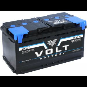 Автомобильный аккумулятор Volt standard 100 a/h 6СТ-100 NR обр  100 Ач
