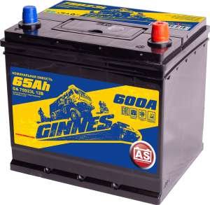 АККУМУЛЯТОР GINNES asia 75D23L 6СТ-65 Ач (A/h) ОБР.
