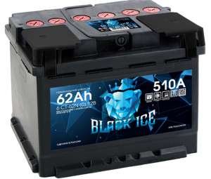 Автомобильный аккумулятор  BLACK ICE 6ст-62Ач  обр.