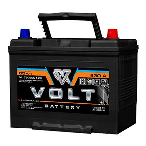 Автомобильный аккумулятор Volt  PROFESSIONAL 6ст-65VL 75D23L 560410054  65 Ач