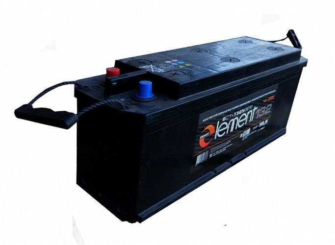 Аккумулятор автомобильный Smart ELEMENT TT 6ct-132 12В 132Ач 900А