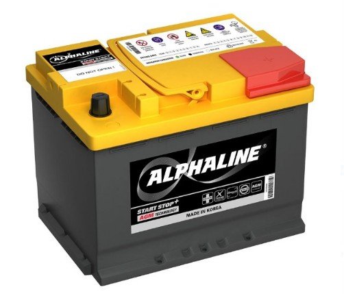 Аккумулятор автомобильный ALPHALINE AGM 50.0  (L1.0, SA 55020) 12В 50Ач 540А
