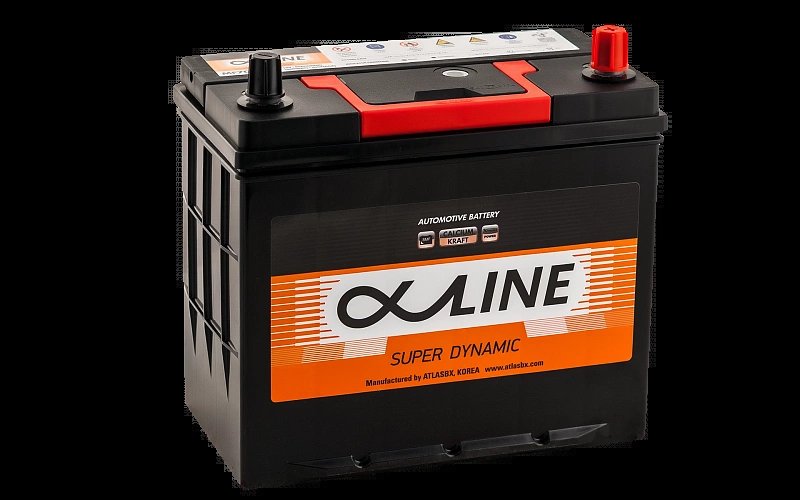 Аккумулятор автомобильный AlphaLINE SD 65B24L (52) обр 12В 52Ач 480А