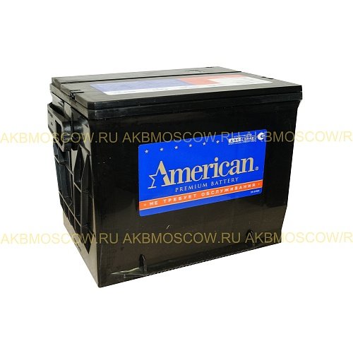 Аккумулятор автомобильный American 75-650  12В 75Ач 650А