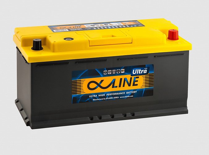 Аккумулятор автомобильный ALPHALINE ULTRA 110.0 L6 (61000) обр 12В 110Ач 950А