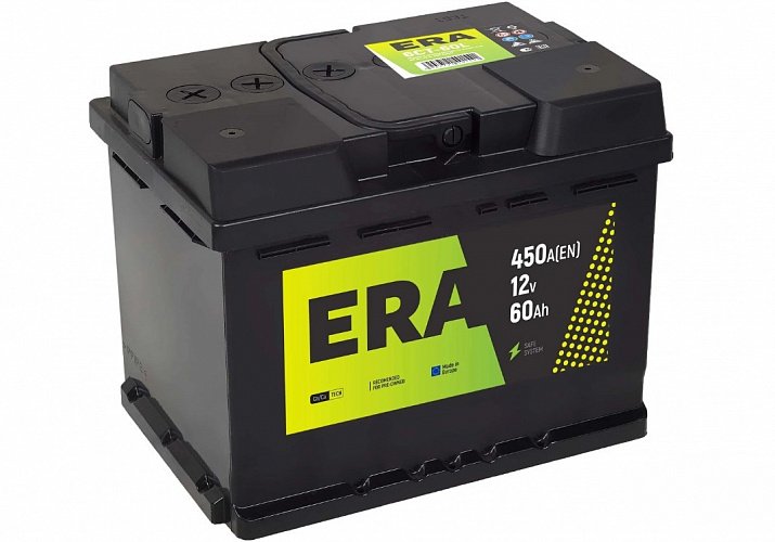Аккумулятор автомобильный ERA 6CT-60 12В 60Ач 450А