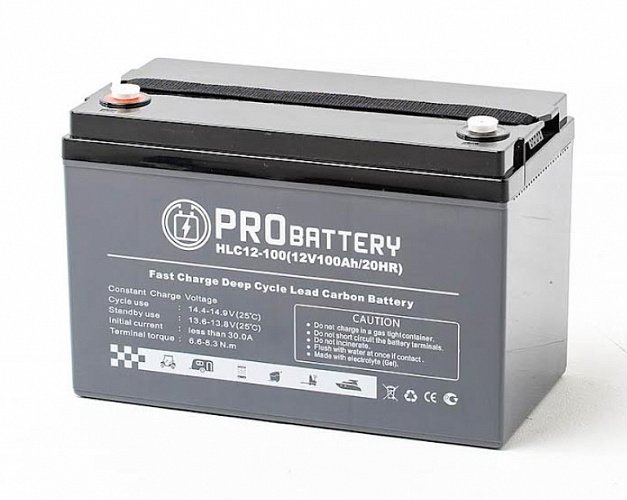 Аккумулятор автомобильный PROBATTERY HLC12-100 12В 100Ач А