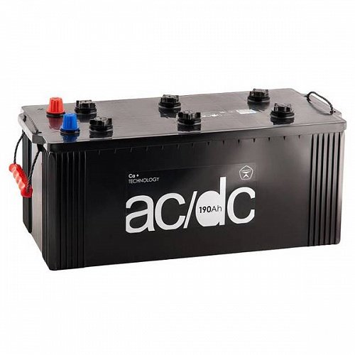 Аккумулятор автомобильный AC/DC 190.4 узкий рос 12В 190Ач 1200А