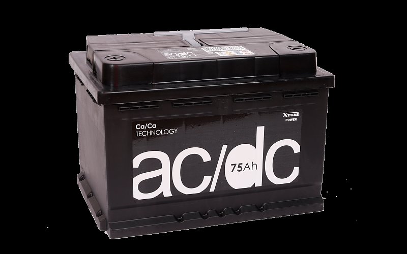 Аккумулятор автомобильный AC/DC 75.1 пр 12В 75Ач 580А