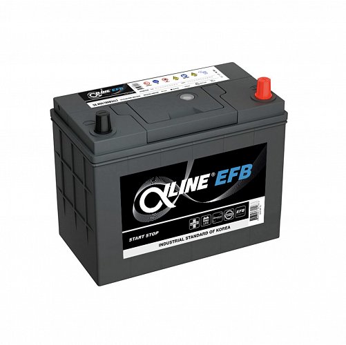 Аккумулятор автомобильный ALPHALINE EFB N55 80B24L Start-Stop 12В 51Ач 460А