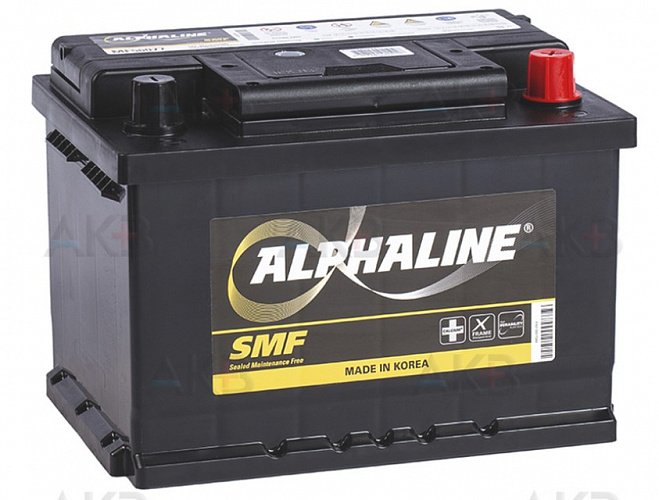 Аккумулятор автомобильный ALPHALINE SMF 56077 12В 60Ач 510А