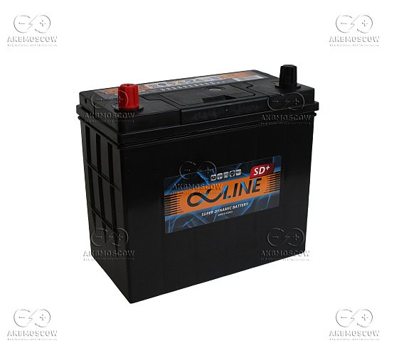 Аккумулятор автомобильный AlphaLINE SD 70B24R (55) пр 12В 55Ач 500А