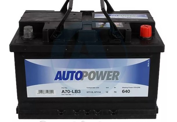 Аккумулятор автомобильный Autopower A70-LB3 12В 70Ач 640А