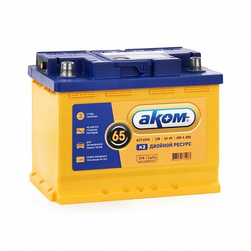 AKOM 65А/ч о/п Азия D23 — фото 2