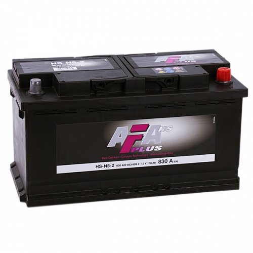 Аккумулятор автомобильный AFA HS-N5-2 12В 100Ач 830А