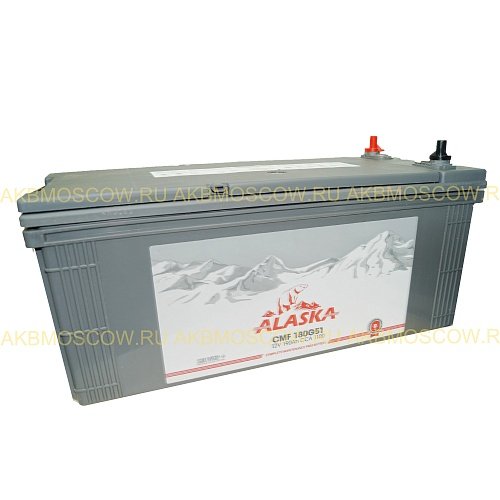 Аккумулятор автомобильный Alaska CMF 180G51 silver+ 12В 190Ач 1250А