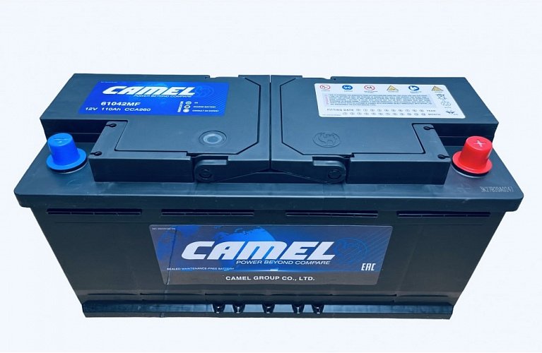 Аккумулятор автомобильный CAMEL 61042MF 110.0 L6 12В 110Ач 960А