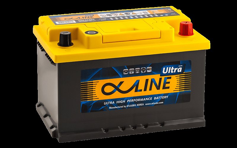 Аккумулятор автомобильный  AlphaLINE ULTRA 74.0 LB3 (57400) 12В 74Ач 750А