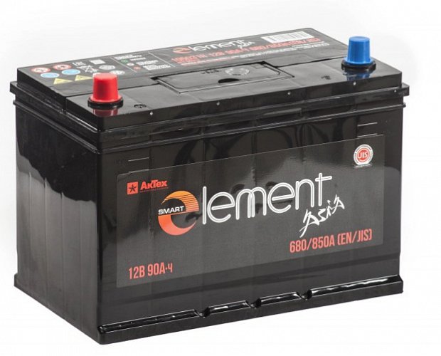 Аккумулятор автомобильный Smart Element Asia 6ст-90.1 прям. (105D31R) 12В 90Ач 680А