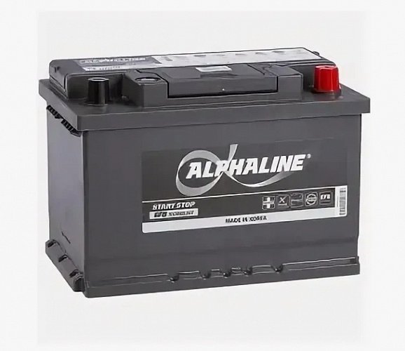 Аккумулятор автомобильный ALPHALINE EFB 75 L3 57530 12В 75Ач 720А