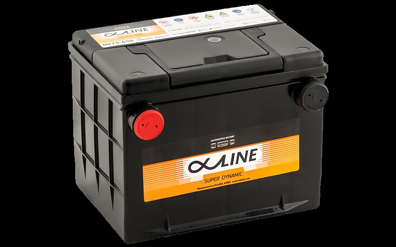 Аккумулятор автомобильный AlphaLINE SD 75-650 (D23) бок 12В 80Ач 650А