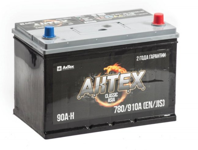 Аккумулятор автомобильный AKTEX CLASSIC Asia 115D31L 12В 90Ач 780А