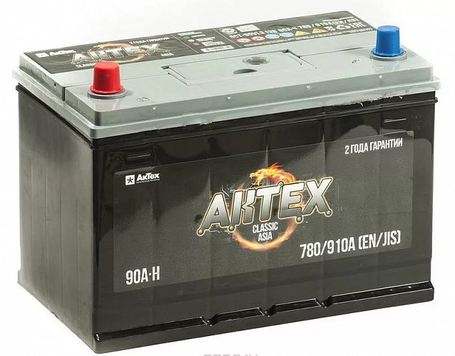 Аккумулятор автомобильный AKTEX CLASSIC Asia 115D31R 12В 90Ач 780А