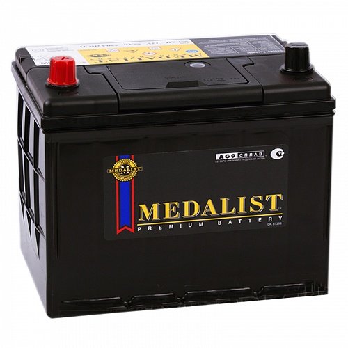 Аккумулятор автомобильный Medalist 80D26R 12В 70Ач 680А