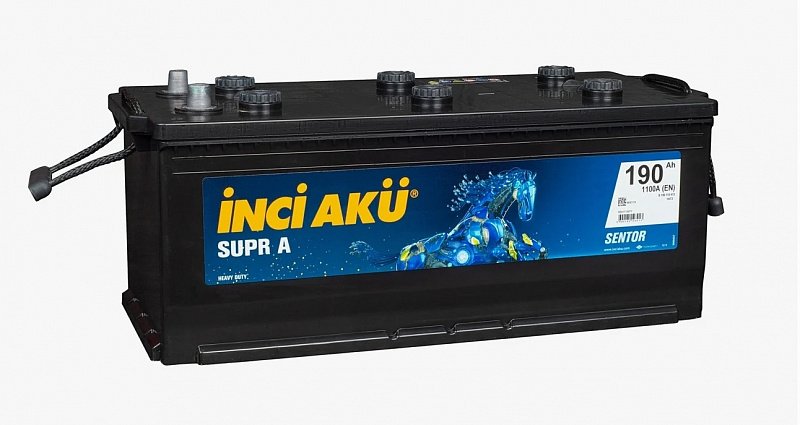 Аккумулятор автомобильный INCI AKU Supr A HD 190 12В 190Ач 1100А